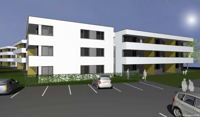 ArchitekturStudio Gilhofer, Wohnanlage Vöcklamarkt